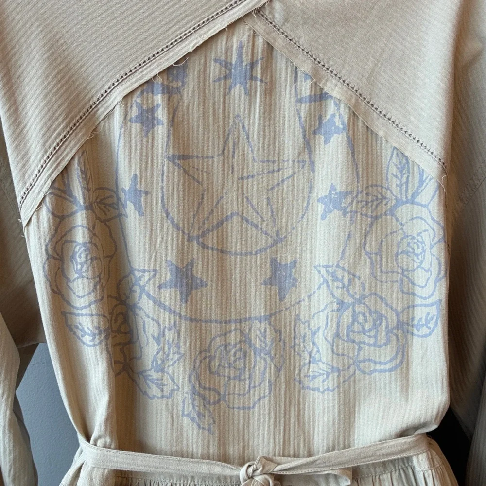 Intimately Free People Out West Duster Morning Robe Maxi Dress, M/L - Picture 7 of 9